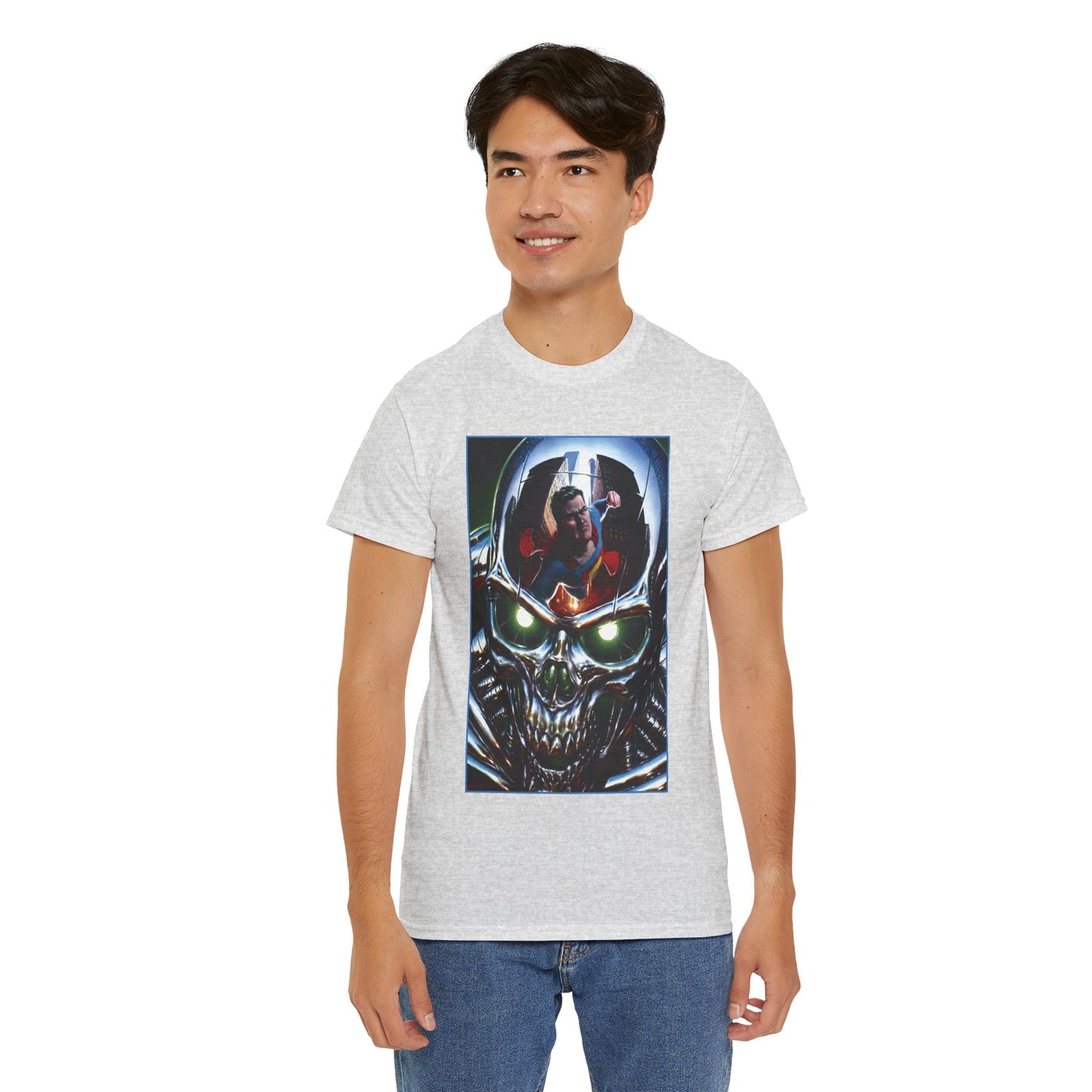 Superman T-Shirt - Steve Beach Art - Vs Metallo - Action Comics #1051 Cover - DC Comics