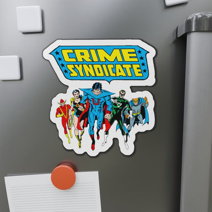 Crime Syndicate Die-Cut Magnet - Ultraman, Superwoman, Power Ring, Johnny Quick, Owlman - Earth 3 JLA Villains - Silver Age - DC Comics - 3", 4", 5", 6"