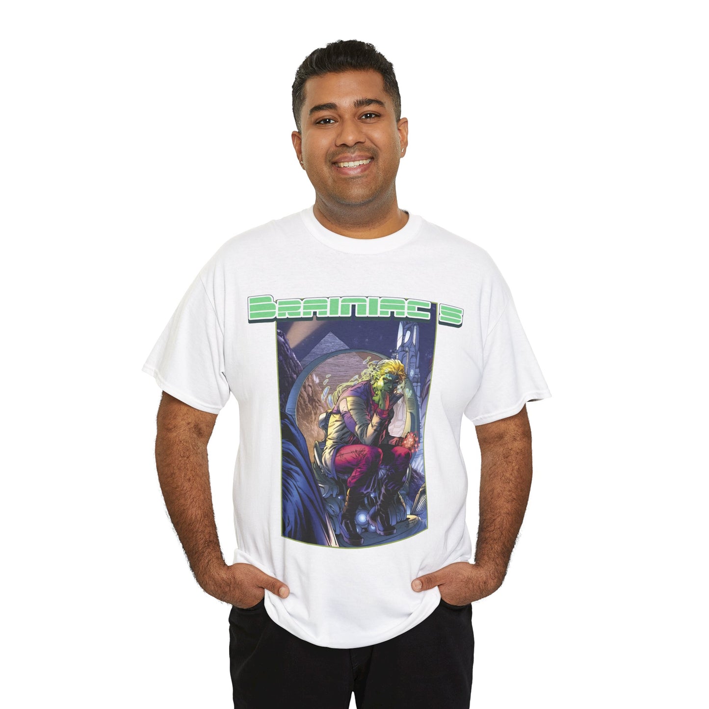 Brainiac 5 T-Shirt - Jim Lee Art - Legion of Super-Heroes Member - DC Comics