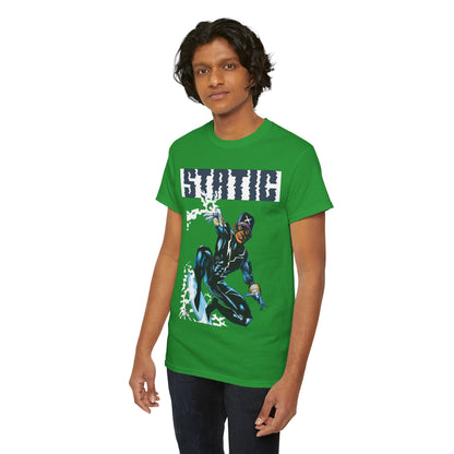 Static T-Shirt - Denys Cowan Art - DC Comics, Milestone Media - Shock to your System