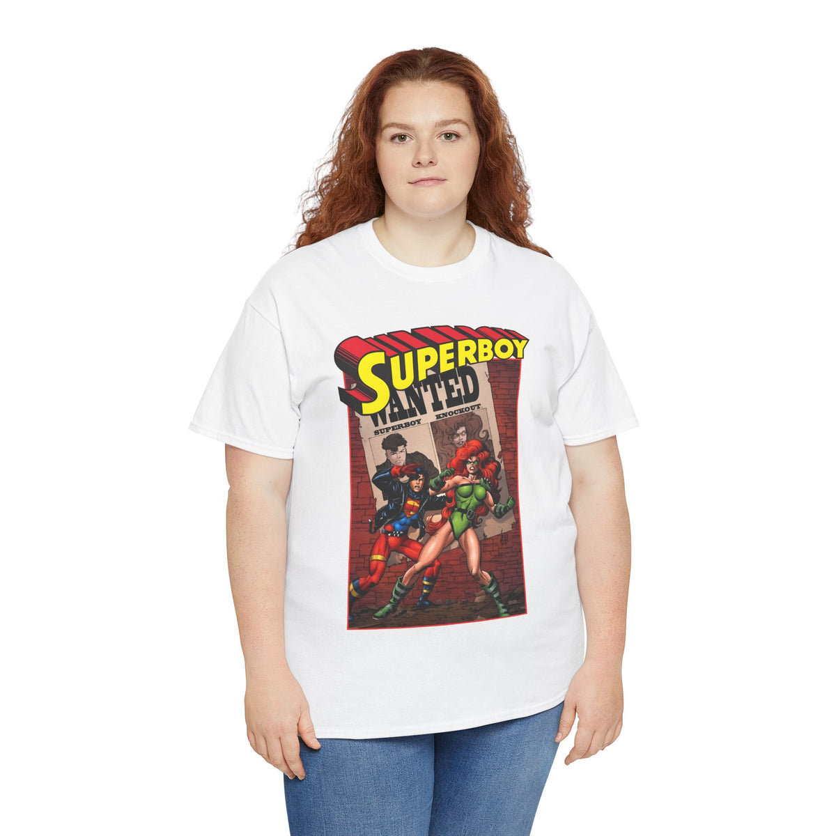 Superboy T-Shirt - Tom Grummett Art - Knockout - DC Comics
