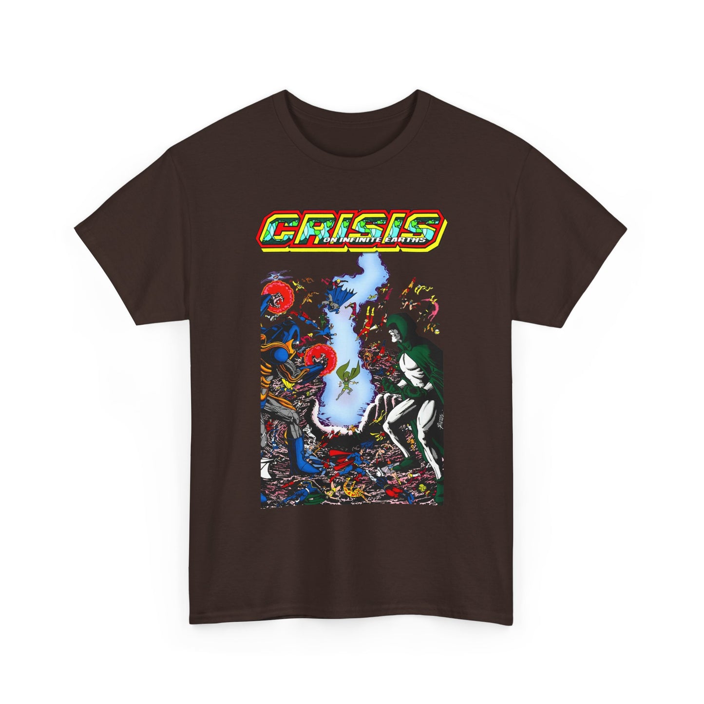 Crisis on Infinite Earths T-Shirt - George Perez Art - #10 Cover - Spectre Vs Anti-Monitor - DC Comics