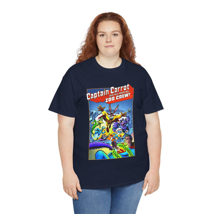 Captain Carrot & Zoo Crew T-Shirt - DC Comics Bronze Age Funny Animals, Superman Guest Star - 1980s