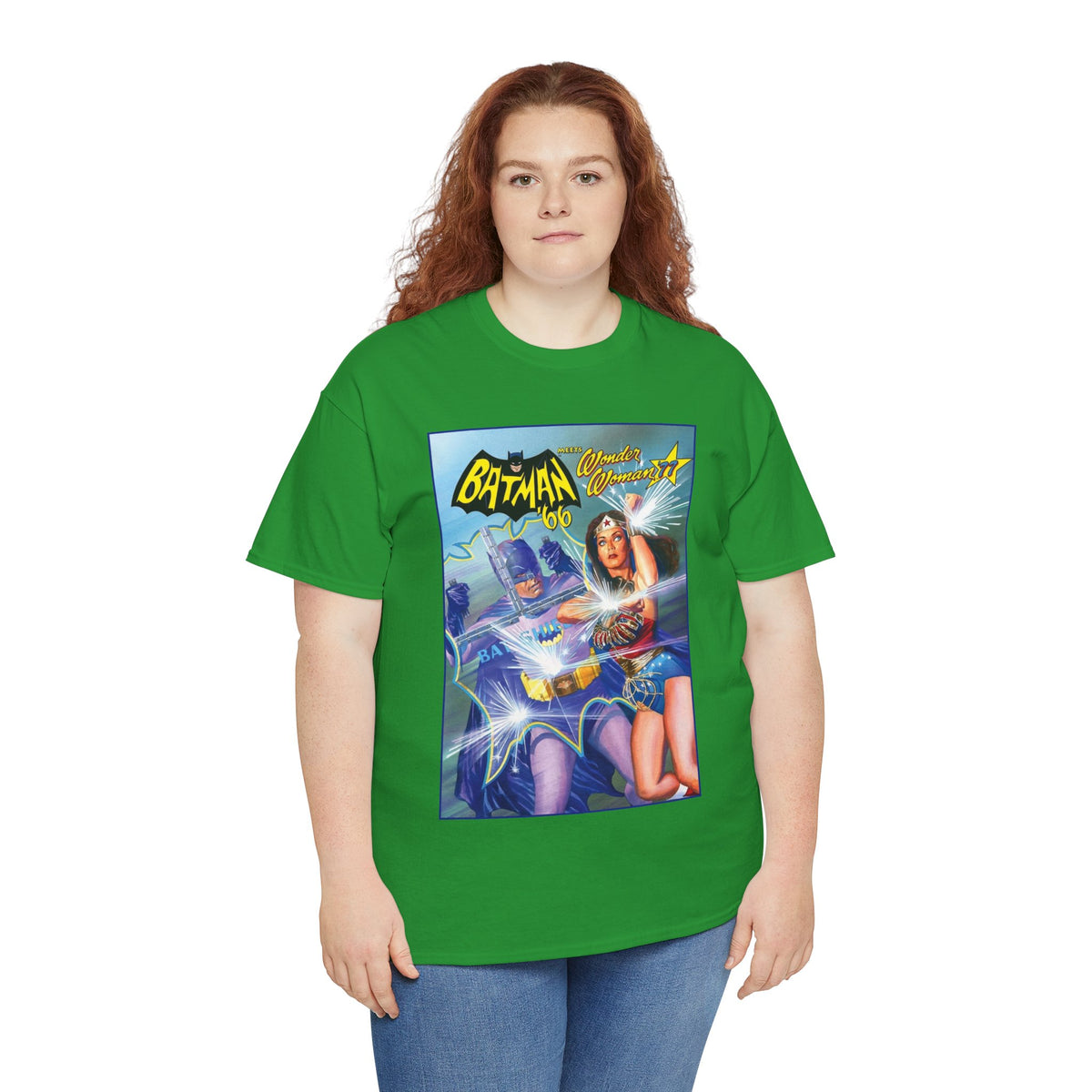 Batman '66 Meets Wonder Woman '77 T-Shirt - Alex Ross Art - DC Comics