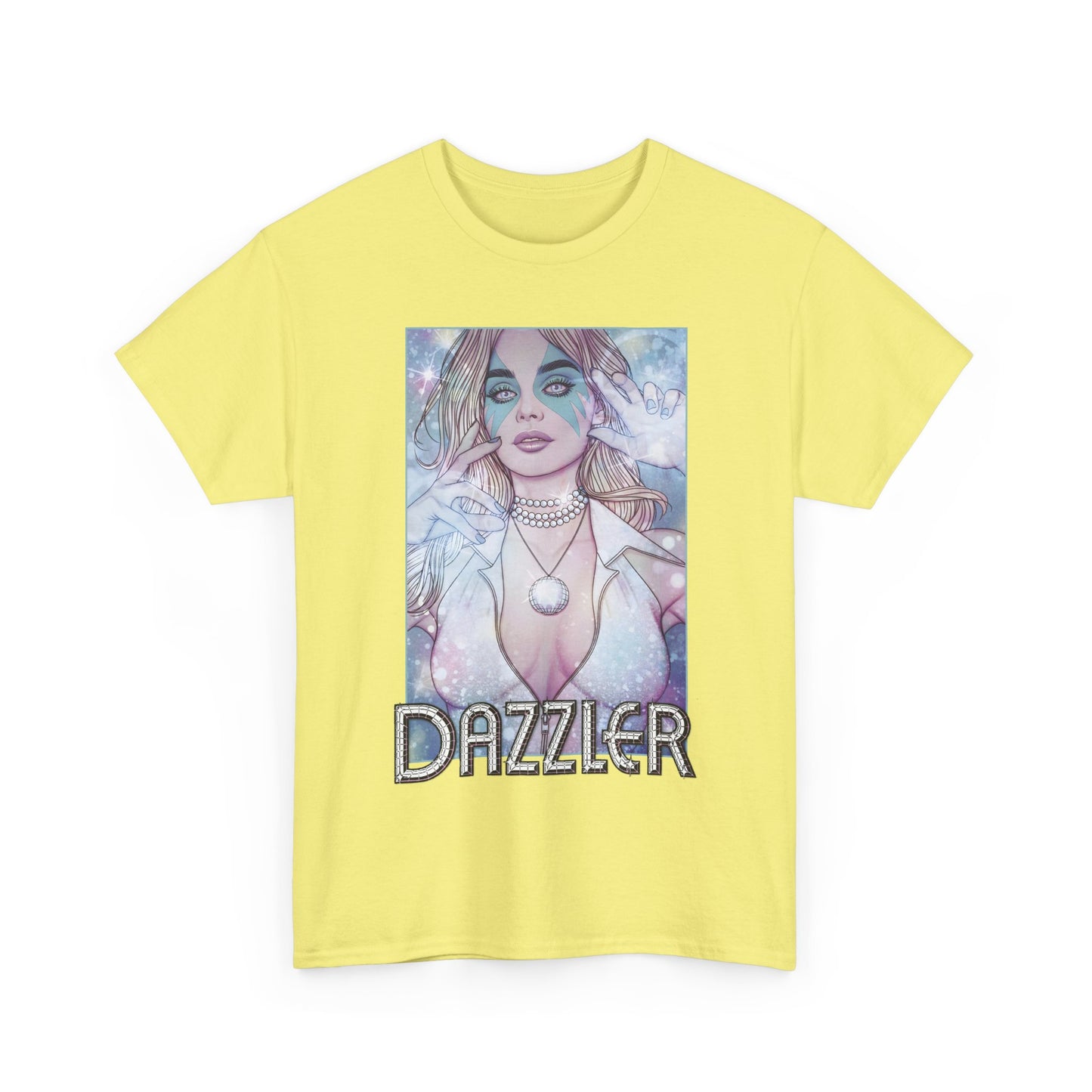 Dazzler T-Shirt - Jenny Frison Art - X-Men Member, Pop Star Mutant - Alison Blaire - Marvel Comics
