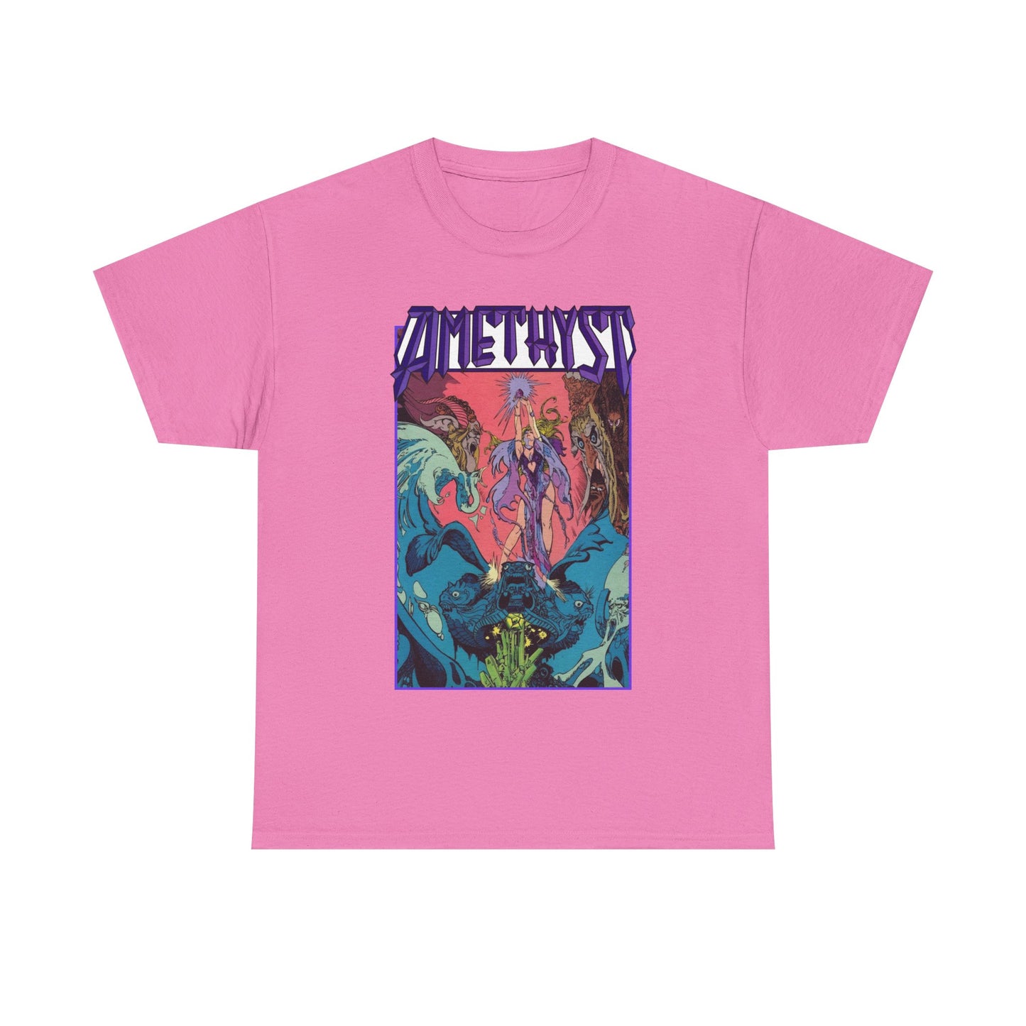 Amethyst T-Shirt - Esteban Maroto Art - Princess of Gemworld - 1980s Series - DC Comics