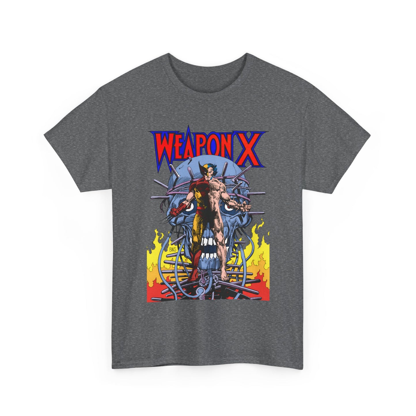 Weapon X T-Shirt - Barry Windsor-Smith Art - Wolverine Origin Story Before He Joined the X-Men - Logan, Mutant Leader - Marvel Comics