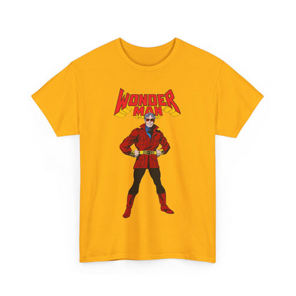 Wonder Man T-Shirt - George Perez Art - West Coast Avengers - Marvel Comics - Simon Williams - Safari Jacket Look