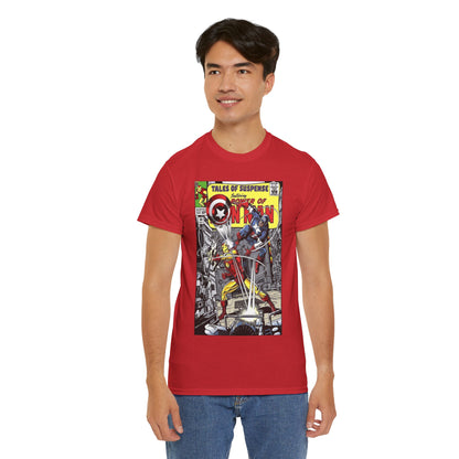 Tales of Suspense T-Shirt - George Perez #58 Cover Homage Art - Captain America & Iron Man - Marvel Comics