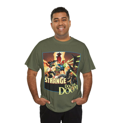 Dr Strange & Doctor Doom T-Shirt - Mike Mignola Art - Triumph & Torment - 1980s Graphic Novel Fighting Mephisto - Marvel Comics