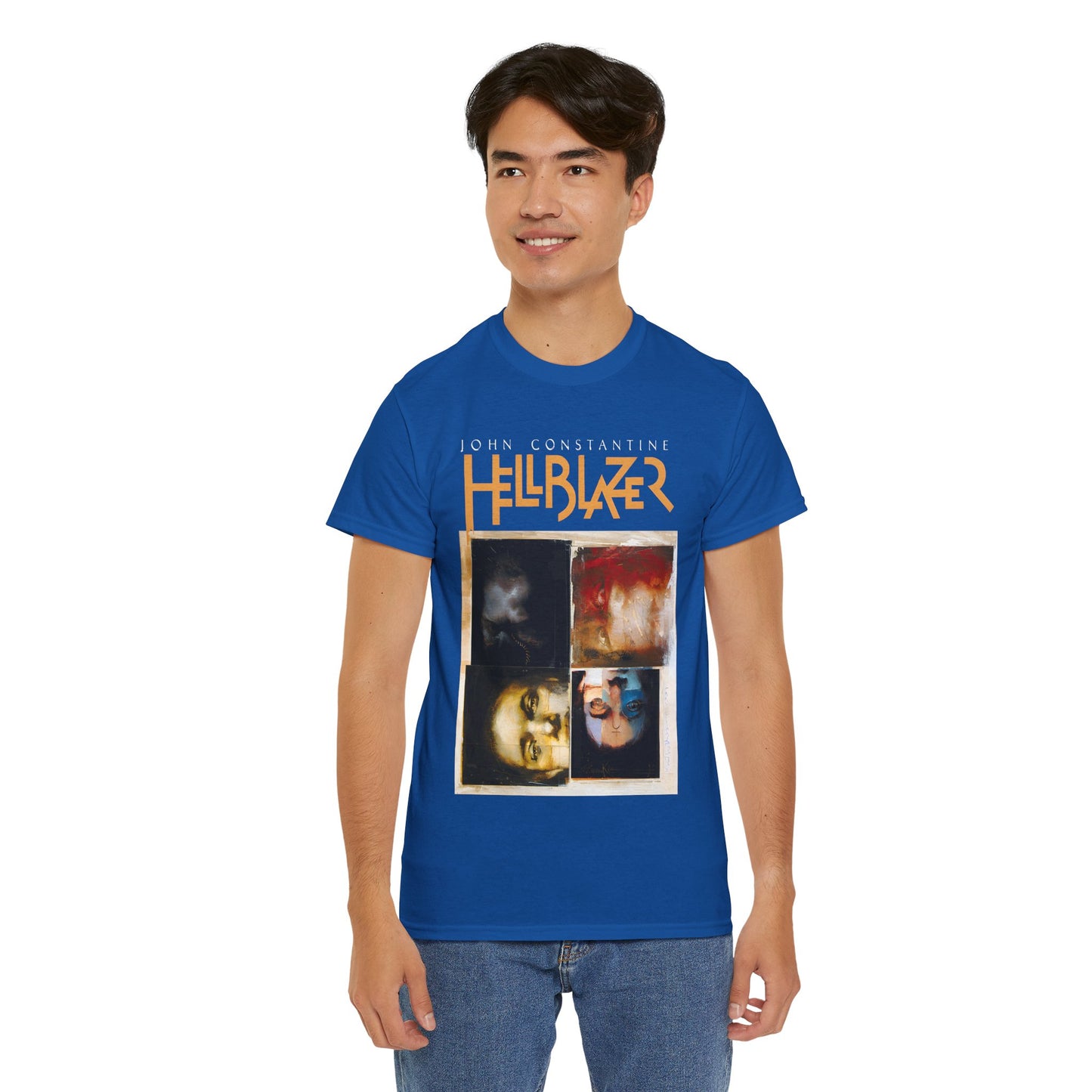John Constantine Hellblazer T-Shirt - Dave McKean Art - DC Comics, Vertigo