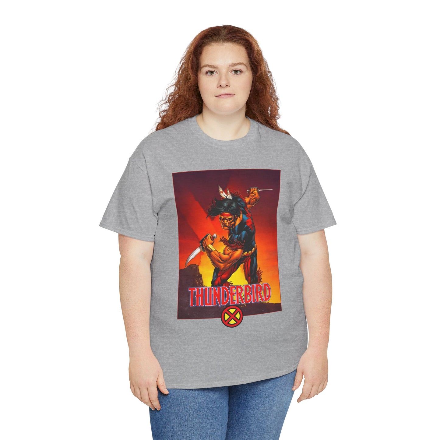 Thunderbird T-Shirt - John Proudstar, Original X-Men Member - Apache Native American - Marvel Comics