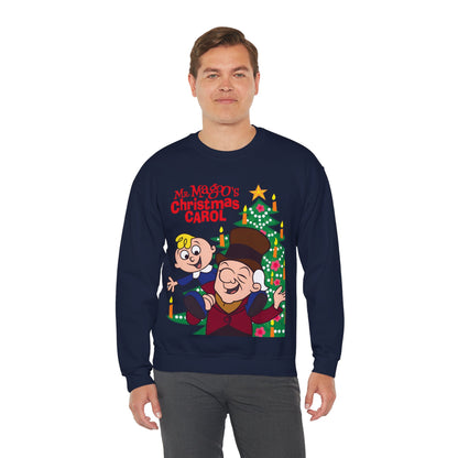 Mr. Magoo's Christmas Carol Crewneck Sweatshirt - UPA 1960s TV Holiday Special