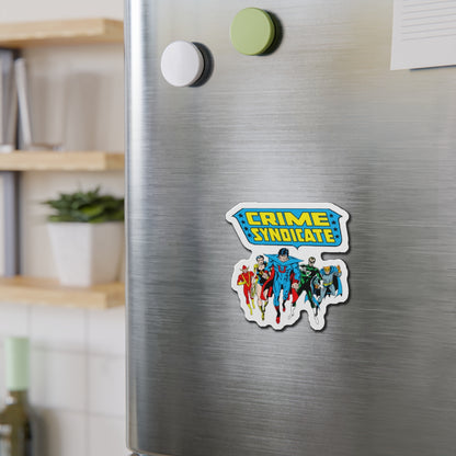 Crime Syndicate Die-Cut Magnet - Ultraman, Superwoman, Power Ring, Johnny Quick, Owlman - Earth 3 JLA Villains - Silver Age - DC Comics - 3", 4", 5", 6"