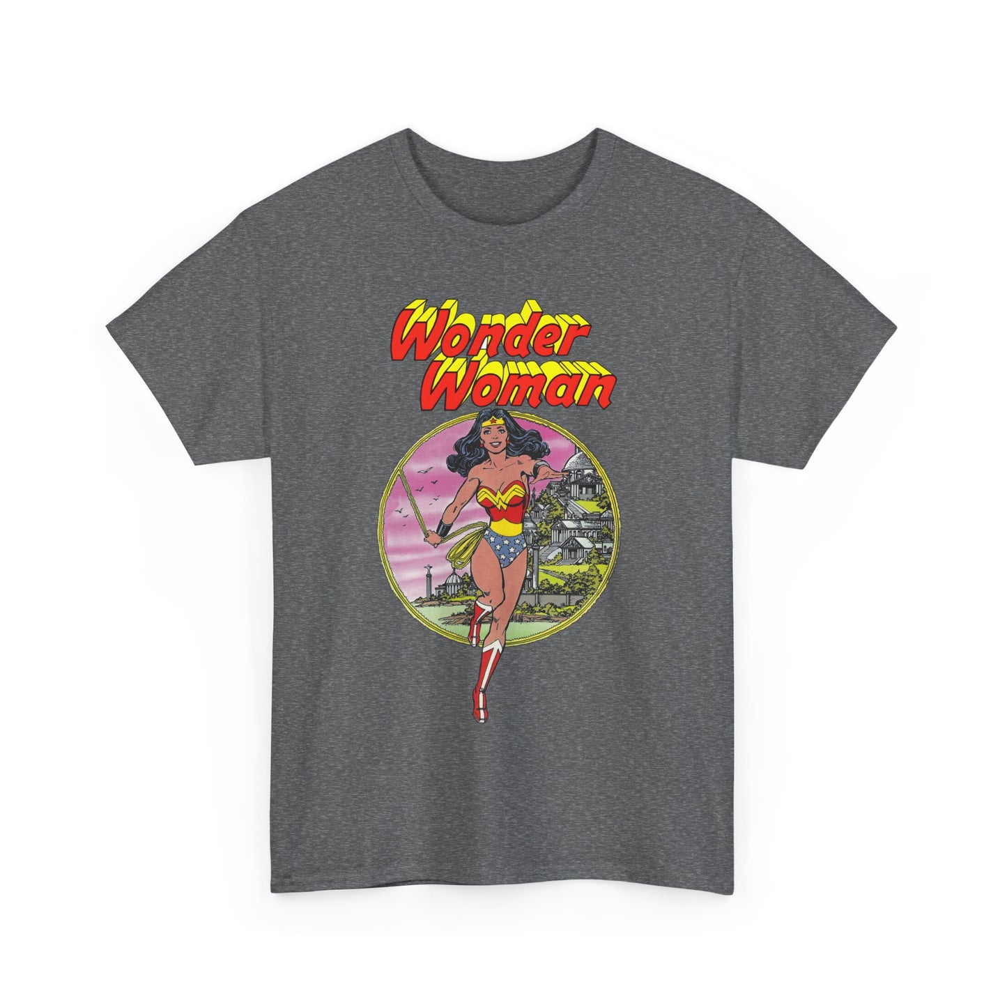 Wonder Woman T-Shirt - George Perez Art - Justice League 1980s Postcard Set - JLA Member - Diana from Themyscira - DC Comics