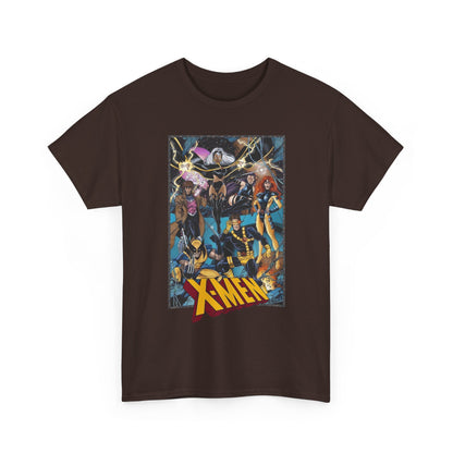 Uncanny X-Men T-Shirt - George Perez Art - Cyclops, Jean Grey, Psylocke, Gambit, Storm - Marvel Comics Mutant Heroes