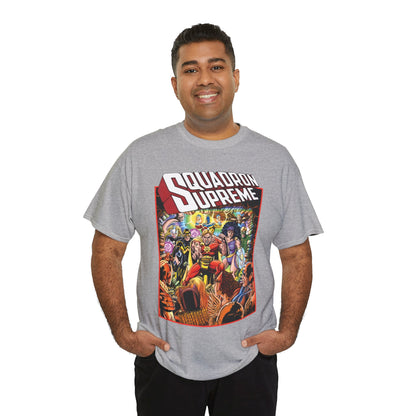 Squadron Supreme T-Shirt - George Perez Art - Hyperion, Nighthawk, Doctor Spectrum, Power Princess, Whizzer - Marvel Comics