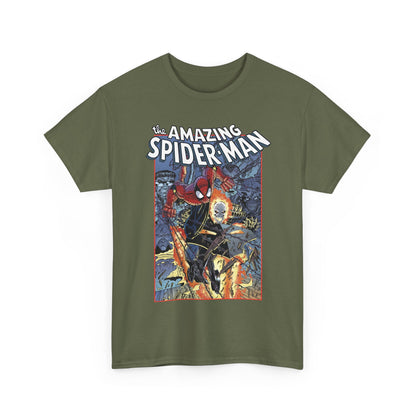Amazing Spider-Man & Ghost Rider T-Shirt - Erik Larsen Art - Sinister Six - Marvel Comics