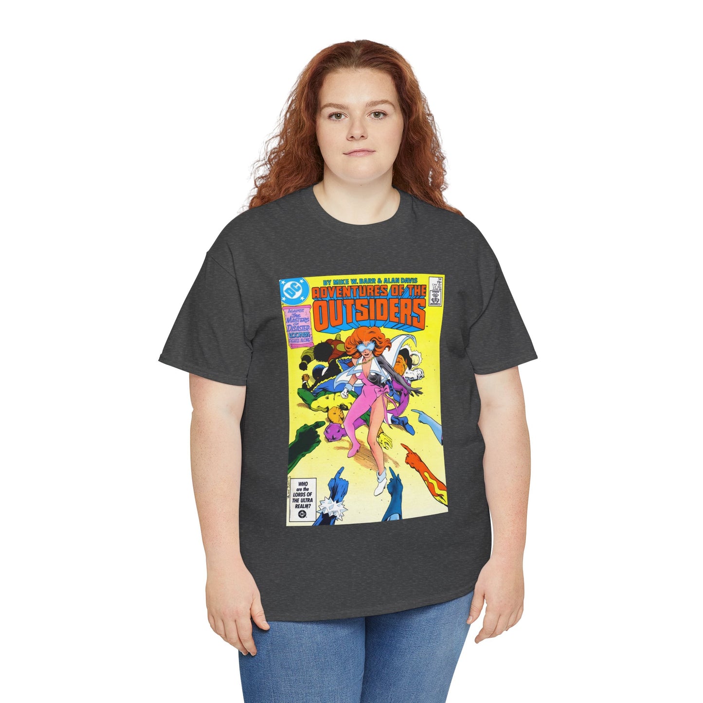 Adventures of the Outsiders #34 T-Shirt - Alan Davis Art - DC Comics