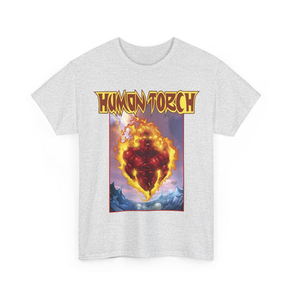 Human Torch T-Shirt - Howard Porter Art - Marvel Comics