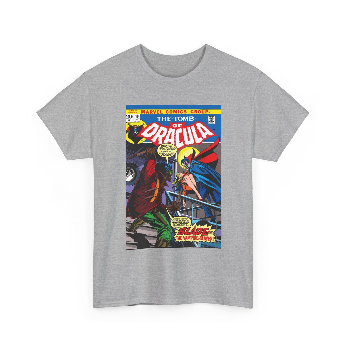 Tomb of Dracula T-Shirt - #10, First Appearance of Blade, Vampire Hunter - Marvel Comics