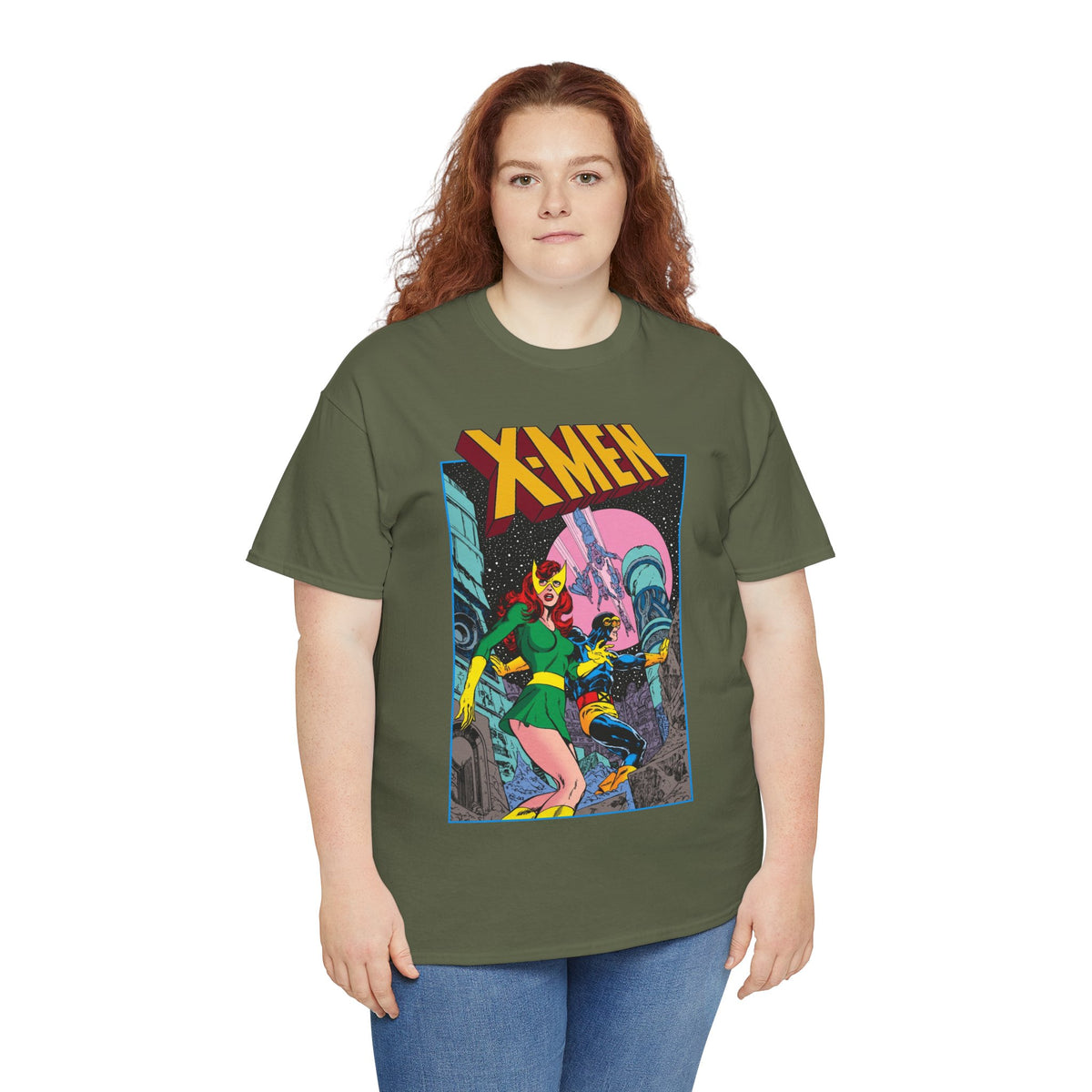 X-Men T-Shirt - John Byrne Art - Cyclops & Jean Grey - Dark Phoenix Saga - Marvel Comics