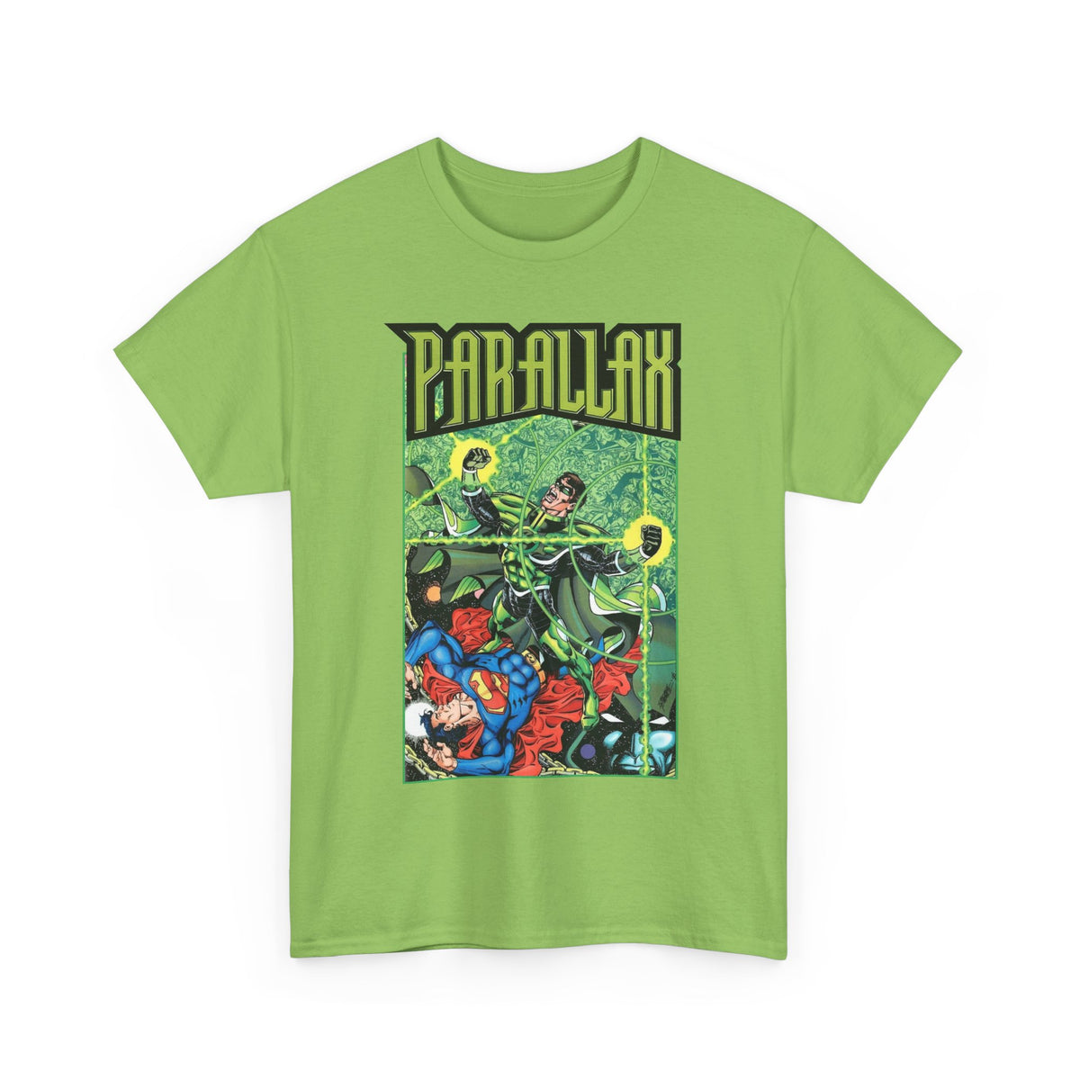 Parralax T-Shirt - George Perez Art - Reign of the Supermen Story - DC Comics