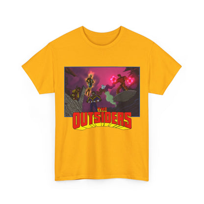 Outsiders T-Shirt - Batman: Brave & Bold Series - Halo, Geo-Force, Black Lightning, Katana, Metamorpho - DC Comics