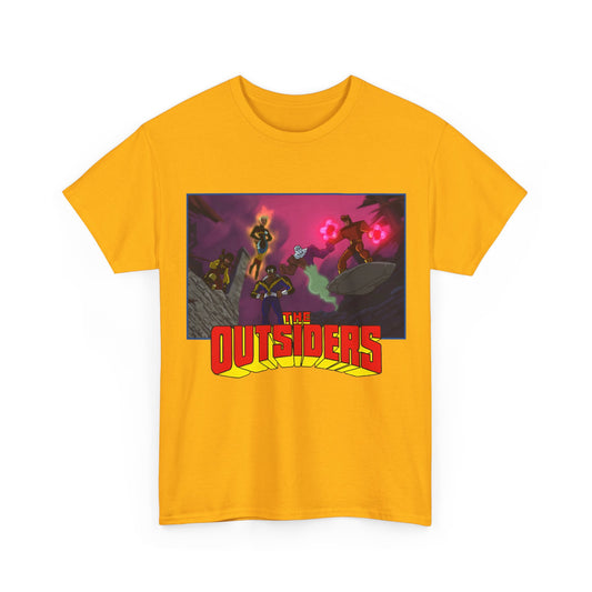 Outsiders T-Shirt - Batman: Brave & Bold Series - Halo, Geo-Force, Black Lightning, Katana, Metamorpho - DC Comics