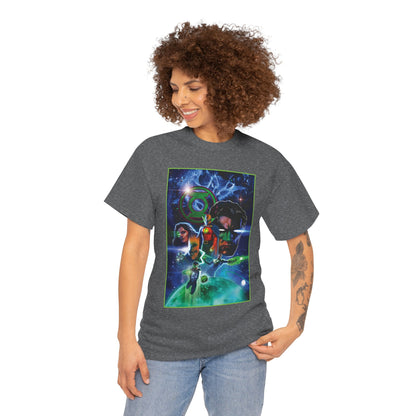 Green Lantern T-Shirt - Liam Sharp Art - Alan Scott, Hal Jordan, Kyle Rayner - DC Comics
