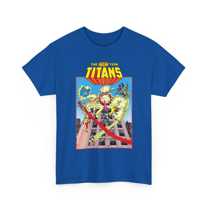 New Teen Titans T-Shirt - George Perez Art - DCCP #26 Preview Cover - Raven, Cyborg, Starfire, Changeling - DC Comics