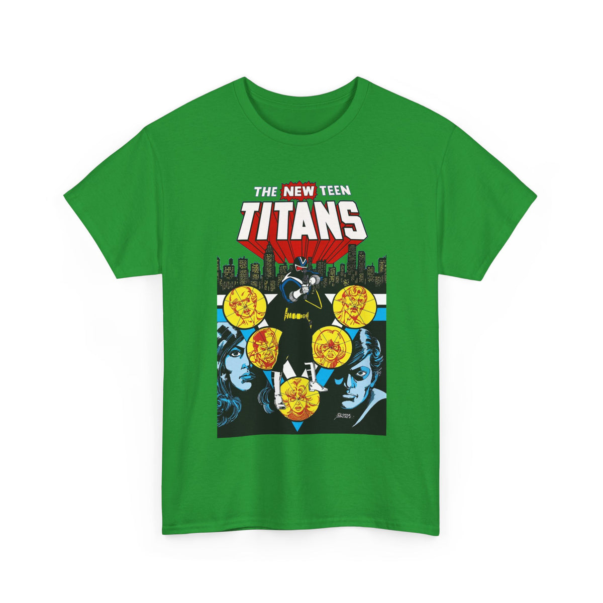 New Teen Titans T-Shirt - George Perez Art - Vigilante, Robin, Wonder Girl - Annual #2 Cover Art - DC Comics
