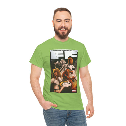 FF #1 T-Shirt - Steve Epting Art - Fantastic Four/Future Foundation - Spider-Man, Mr. Fantastic, Invisible Woman, The Thing - Marvel Comics