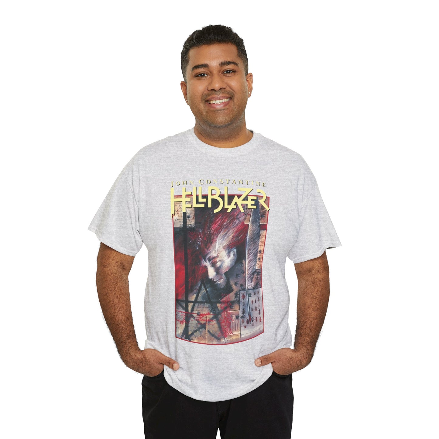 John Constantine Hellblazer T-Shirt - Dave McKean Art - DC Comics/Vertigo