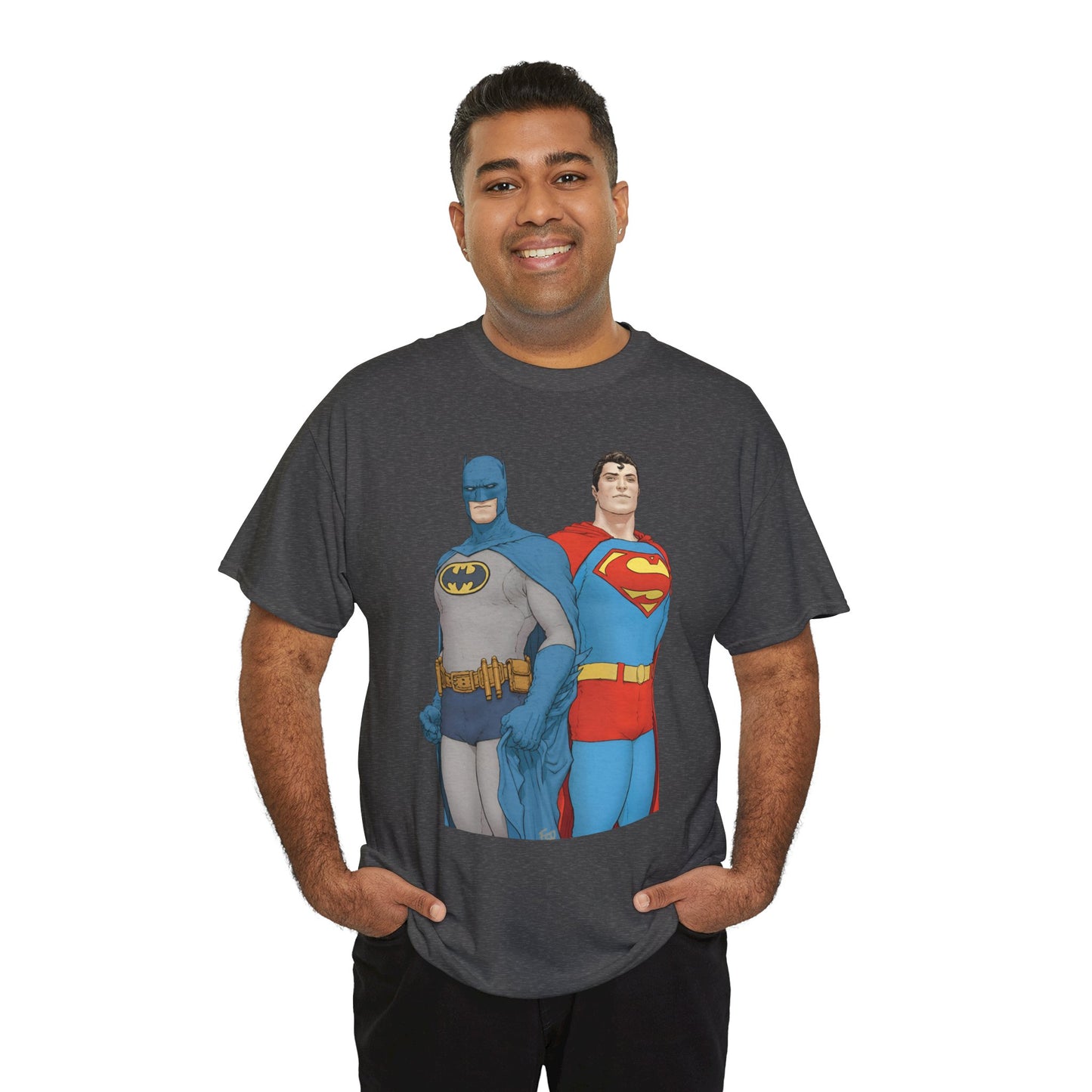 Batman & Superman T-Shirt - Frank Quitely Art - World's Finest Variant Cover Art - DC Comics