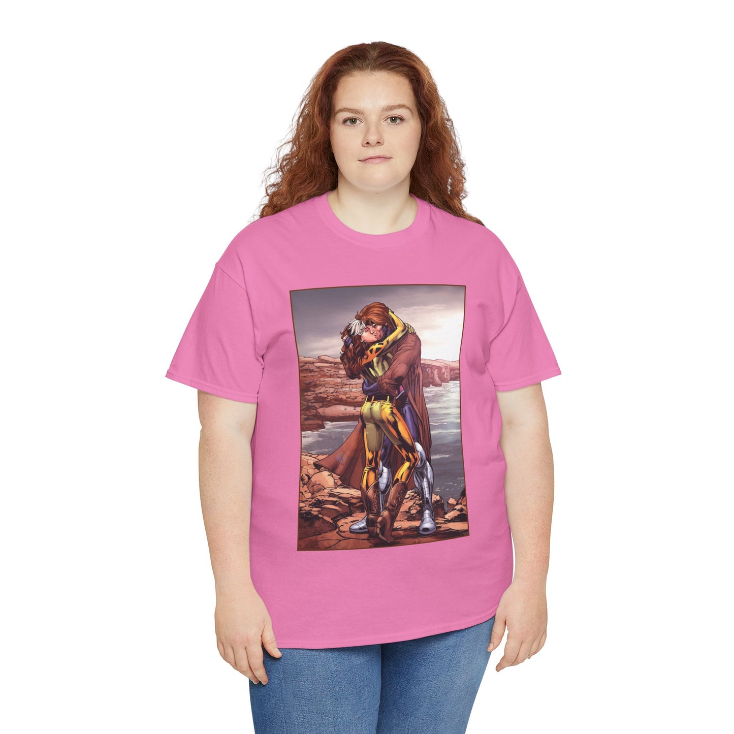 Gambit & Rogue T-Shirt - Scot Eaton Art - "Romy" - Popular X-Men Members - Marvel Comics