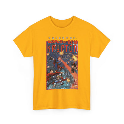 Superman: World of Krypton T-Shirt - George Perez Art - Superboy, Supergirl, Mon-El - DC Comics