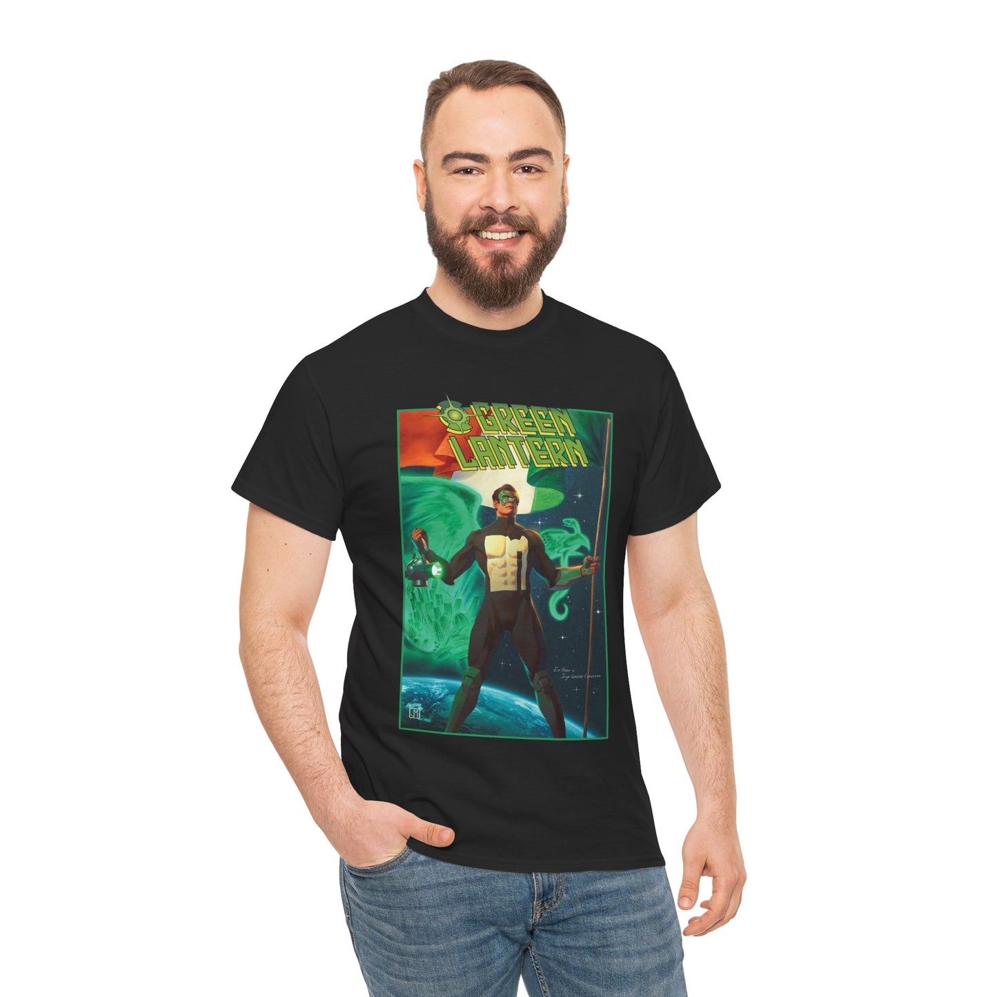 Green Lantern (Kyle Rayner) T-Shirt - Jorge Molina Art - Hispanic Heritage Month Cover - DC Comics