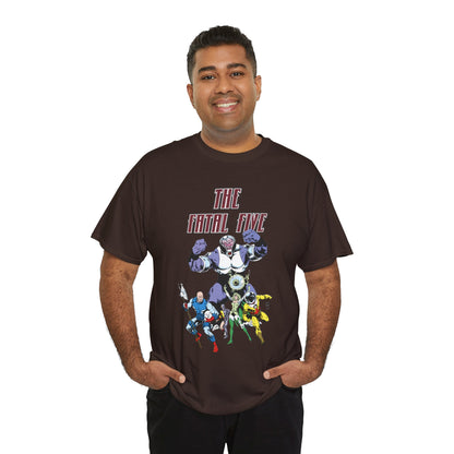 Fatal Five T-Shirt - Legion of Super-Heroes Villains - DC Comics LOSH - Validus, Emerald Empress