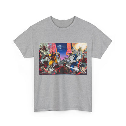 Wolverine & Punisher T-Shirt - Jim Lee Art - Vs The Hand - Marvel Comics