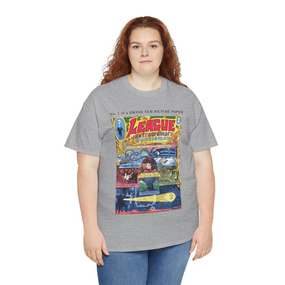 League of Extraordinary Gentlemen T-Shirt - Kevin O'Neill Art - Mina Murray, Captain Nemo, Allan Quatermain, Dr. Jekyll, & The Invisible Man - Alan Moore Story - DC Comics