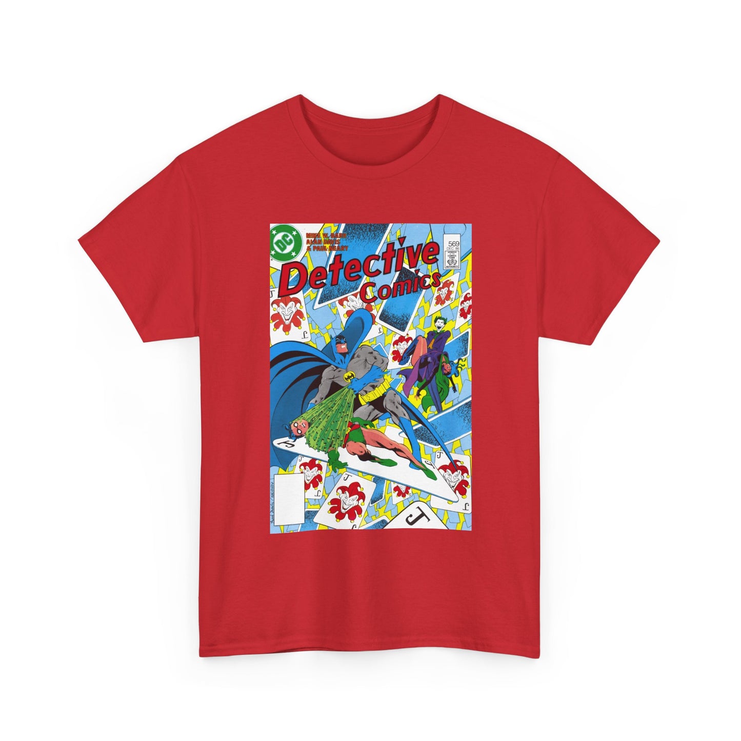 Detective Comics #569 T-Shirt - Alan Davis Art - Batman, Robin, Joker, Catwoman - DC Comics