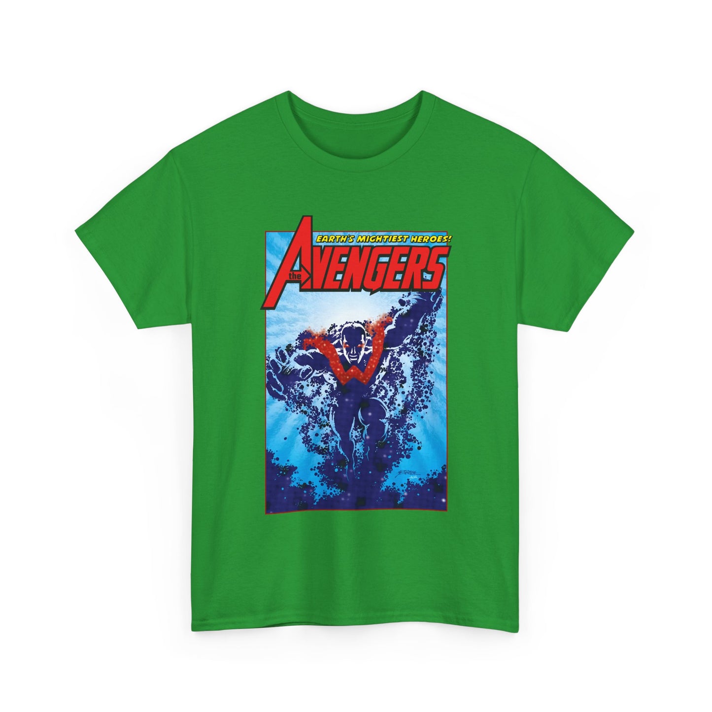 Wonder Man T-Shirt - George Perez Art - Avengers Member - Simon Williams, Marvel Comics - MCU Series