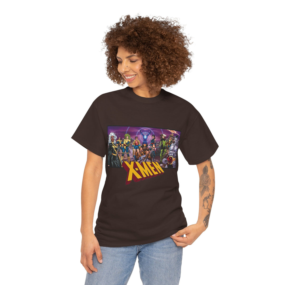 X-Men T-Shirt - Jim Lee Art - Wolverine, Storm, Colossus, Psylocke, Rogue, Forge - Marvel Comics