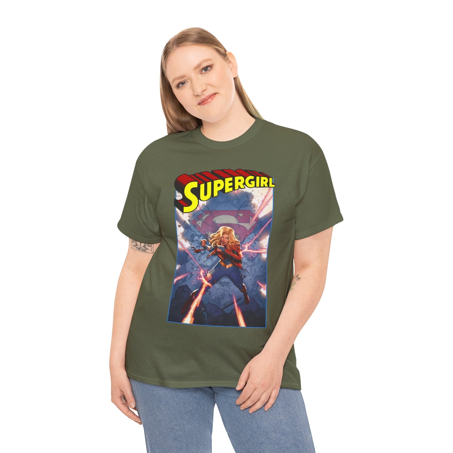 Supergirl T-Shirt - Jamal Campbell Art - DC Comics - Maid of Might, Kara - Upcoming 2026 Movie - James Gunn