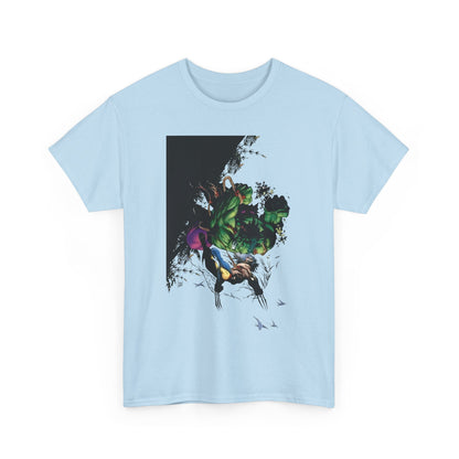 Wolverine Vs Hulk T-Shirt - Adam Kubert Art - Marvel Comics - Logan, X-Men, Bruce Banner - Great Fight Image