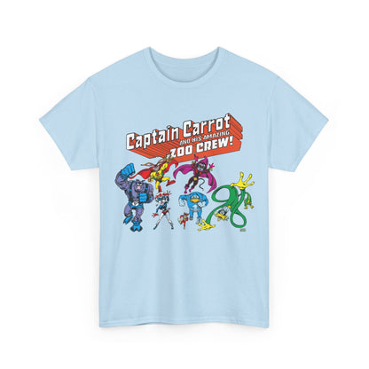 Captain Carrot & the Zoo Crew T-Shirt - 1980s Funny Animal Comic Series - DC Comics