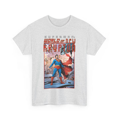 Superman World of New Krypton T-Shirt - Gary Frank Art - Popular DC Comics Storyline - Kal-El
