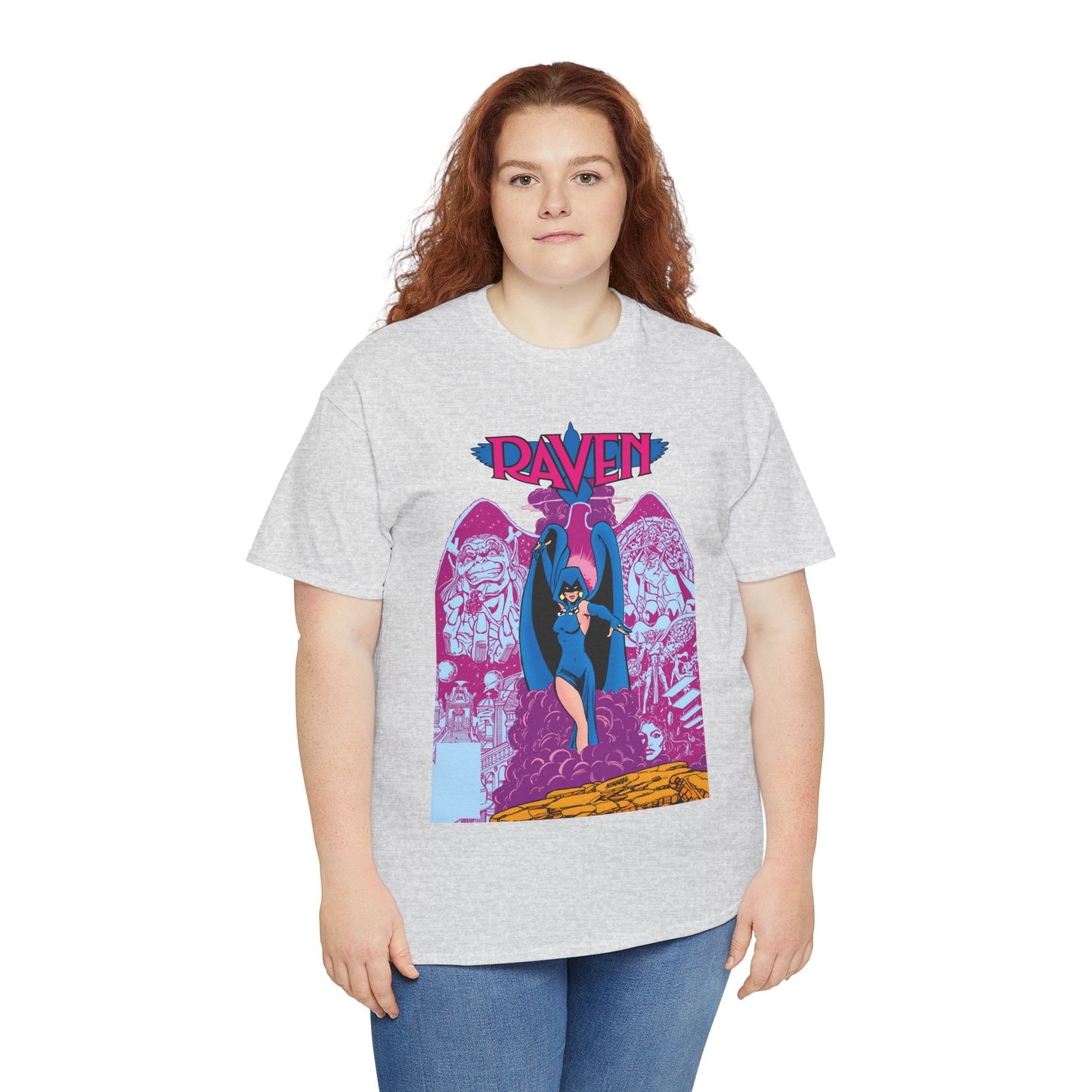 Raven T-Shirt - George Perez Art - New Teen Titans - Trigon, Azarath - DC Comics