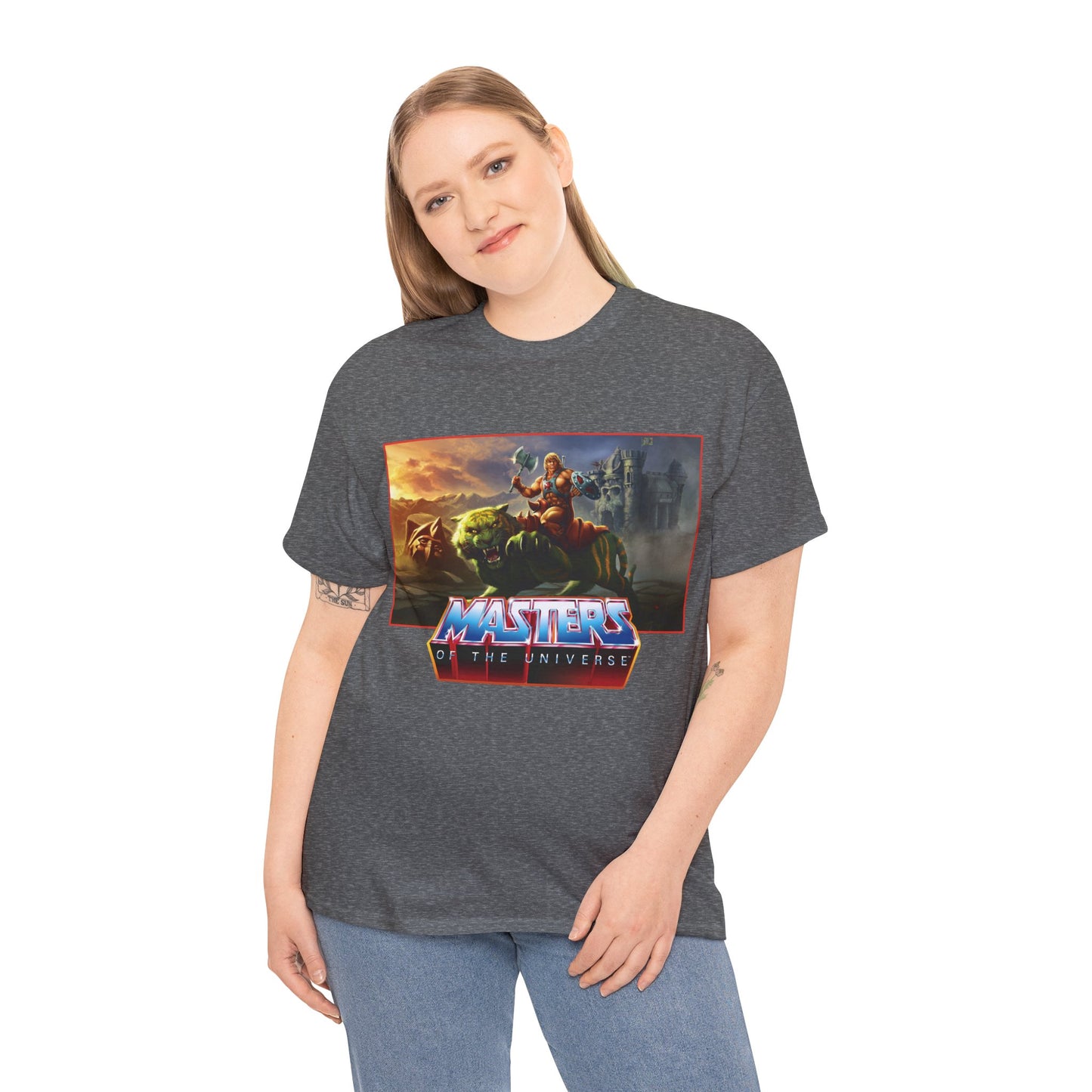He-Man & Battle Cat T-Shirt- Masters of the Universe, MOTU - New 2026 Movie with Nicholas Galitzine